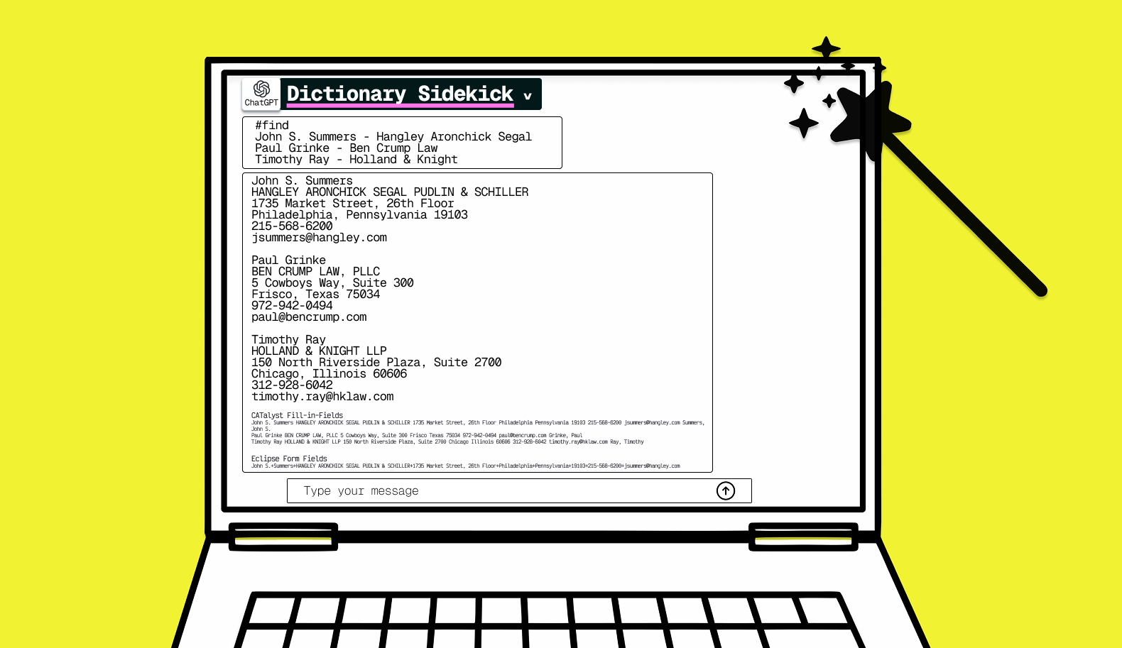 Dictionary Builder Sidekick preview